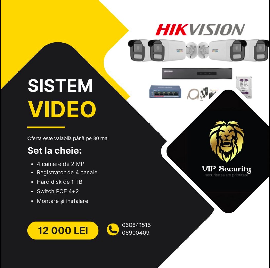 Set Video 2MP — Hikvision