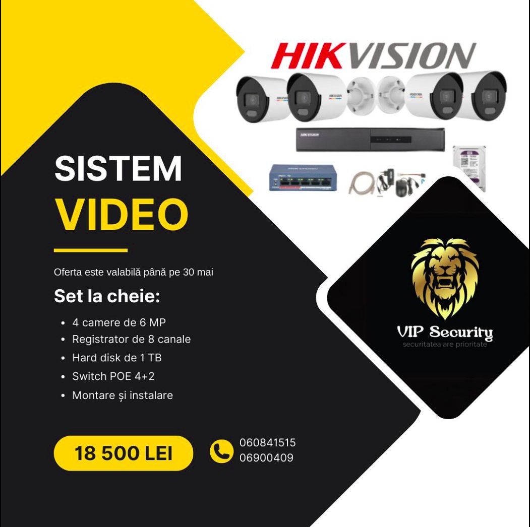 Set Video 6MP Hikvision
